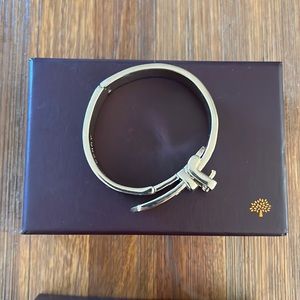 Mulberry belt style gold bracelet bangle